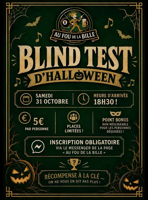 Blind test d'Halloween